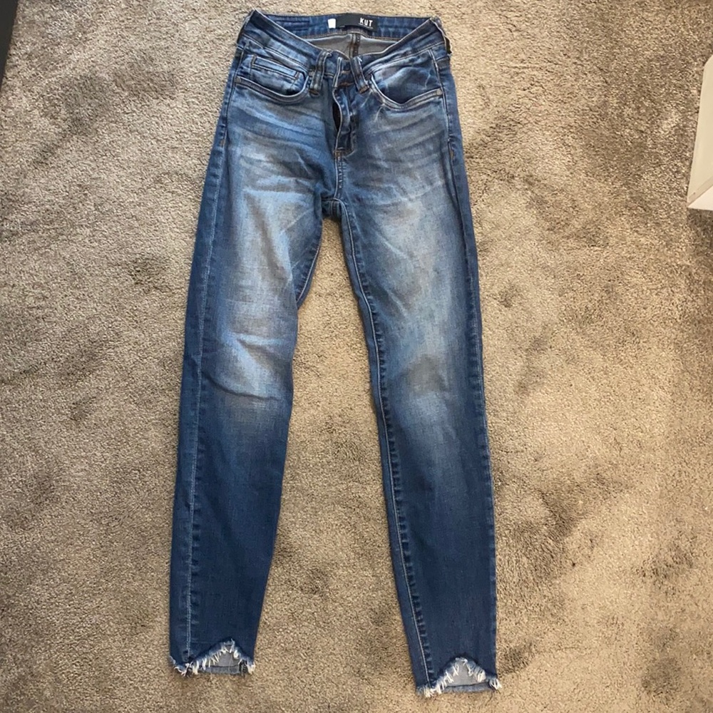 KUT mid rise skinny